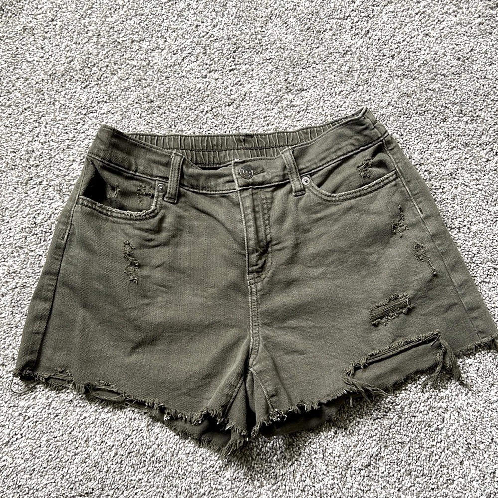 Aerie Distressed Daydream Jean Shorts XS